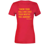 Know Your Role Travis Kelce Kansas City Football T Shirt