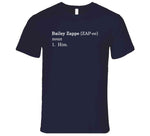 Bailey Zappe Him Definition New England Football Fan T Shirt