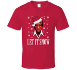 Scarface Tony Montana Let It Snow Funny Christmas Holiday Movie Fan Crewneck Sweatshirt