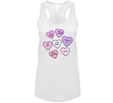 Rejected Candy Hearts Funny Anti Valentines Day T Shirt