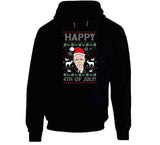 Happy 4th Of July Funny Joe Biden Ugly Christmas Sweater Style Crewneck Sweatshirt