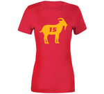 Patrick Mahomes Goat Kansas City Football Fan T Shirt