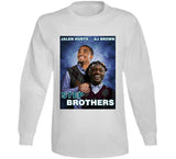 Step Brothers Jalen Hurts Aj Brown Philadelphia Football Fan Funny T Shirt