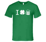 I Love Beer St. Patrick's Day T Shirt