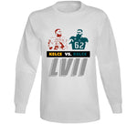 Jason Kelce Vs Travis Kelce Bowl Football Fan T Shirt