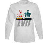 Jason Kelce Vs Travis Kelce Bowl Football Fan T Shirt