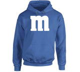 Letter M Blue Halloween Costume T Shirt