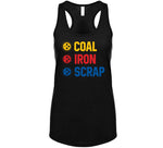 Coal Iron Scrap Pittsburgh Football Fan T Shirt