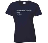 Bailey Zappe Him Definition New England Football Fan T Shirt