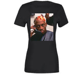 Dennis Rodman On Phone Retro Basketball Fan T Shirt