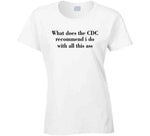 What Does The Cdc Recommend I Do With All This Ass Funny T Shirt