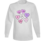 Rejected Candy Hearts Funny Anti Valentines Day T Shirt