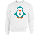 Jaylen Waddle Penguin Miami Football T Shirt