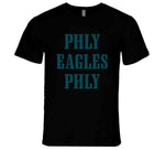 Phly Eagles Phly Philly Football Fan T Shirt