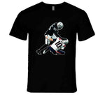 Chandler Jones Stiff Arm Mac Jones Las Vegas Football T Shirt