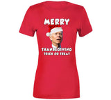 Merry Thanksgiving Trick Or Treat Confused Joe Biden Christmas Crewneck Sweatshirt Crewneck Sweatshirt