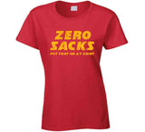 Zero Sacks Orlando Brown Kansas City Football Fan Funny T Shirt