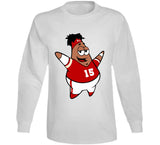 Patrick Star Mahomes Kansas City Football Fan Funny T Shirt