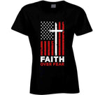 Faith Over Fear American Flag And Cross T Shirt