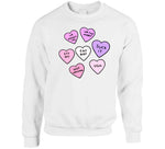 Rejected Candy Hearts Funny Anti Valentines Day T Shirt