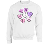 Rejected Candy Hearts Funny Anti Valentines Day T Shirt