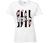 Horror Movie Characters Knives Scream Jason Voorhees Michael Myers Chucky Halloween T Shirt