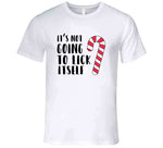 Its Not Going To Lick Itself Funny Christmas Holiday Candy Cane Joke Crewneck Sweatshirt