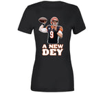 Joe Burrow A New Dey Cincinnati Football Fan T Shirt