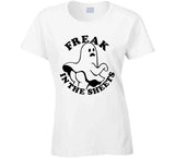 Freak In The Sheets Funny Ghost Halloween T Shirt