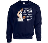 Luka Doncic Everybody Acting Tough When They're Up Dallas Basketball Fan T Shirt