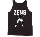 Zeus Zamir White Las Vegas Football Fan T Shirt