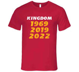 Kingdom Kansas City Glory Years Football Fan T Shirt