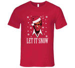 Scarface Tony Montana Let It Snow Funny Christmas Holiday Movie Fan Crewneck Sweatshirt