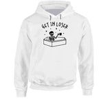 Skeleton With Coffee Get In Loser Funny Halloween T Shirt