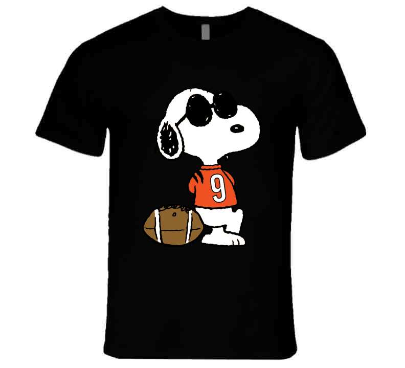 Peanuts X Bengals Joe Cool Burrow Shirt - Hersmiles