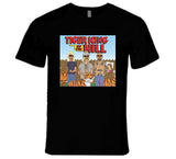 Tiger King Of The Hill Funny Joe Exotic Cartoon Mashup Parody T Shirt