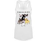 Frenchies Funny Friends Parody Frenchie Dog Breed Lover T Shirt