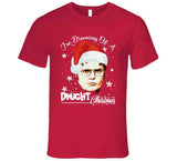 Im Dreaming Of A Dwight Shrute Christmas The Office Tv Show Fan Crewneck Sweatshirt