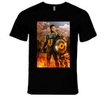 Captain Ukraine Cool Volodymyr Zelensky T Shirt