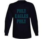 Phly Eagles Phly Philly Football Fan T Shirt