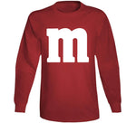 Letter M Halloween Costume T Shirt