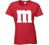 Letter M Halloween Costume T Shirt