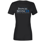 Luca Doncic Kyrie Irving 2024 Dallas Basketball Fan T Shirt