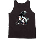 Chandler Jones Stiff Arm Mac Jones Las Vegas Football T Shirt