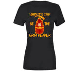 When It's Grim Be The Grim Reaper Cool Patrick Mahomes Kansas City Football Fan T Shirt