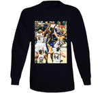 Shaq Dunking On 5 Nets Retro Los Angeles Basketball Fan T Shirt