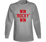 Win Rocky Win Retro Boxing Movie Fan T Shirt