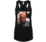 Dennis Rodman On Phone Retro Basketball Fan T Shirt