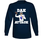 Dak Attack Cool Dallas Football Fan T Shirt