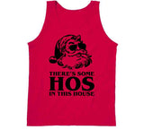 Theres Some Hos In This House Funny Santa Claus Wap Christmas Holiday Crewneck Sweatshirt